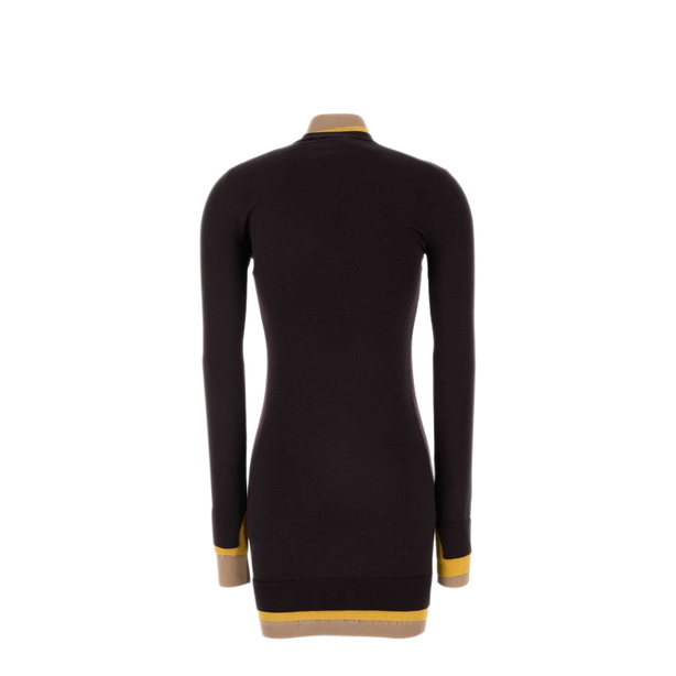 Dark Purple Wool Dress