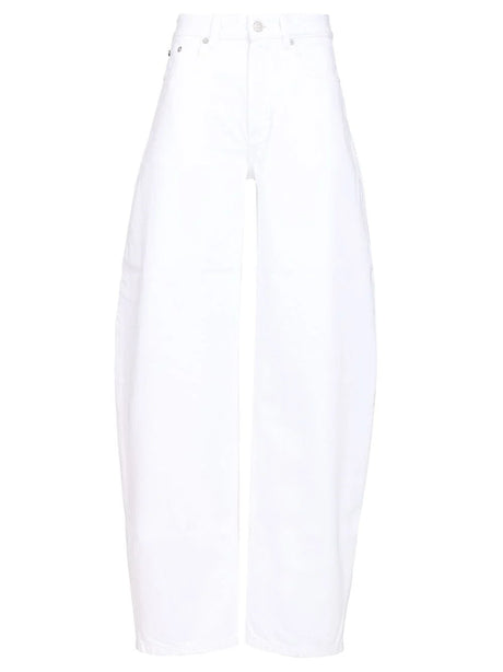 AlaïA Rounded Trousers - White
