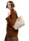 Coach Medium City Tote Bag In Signature Canvas - Sand/Taupe
