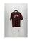 Celine RELAXED T-SHIRT - Burgundy / Off White