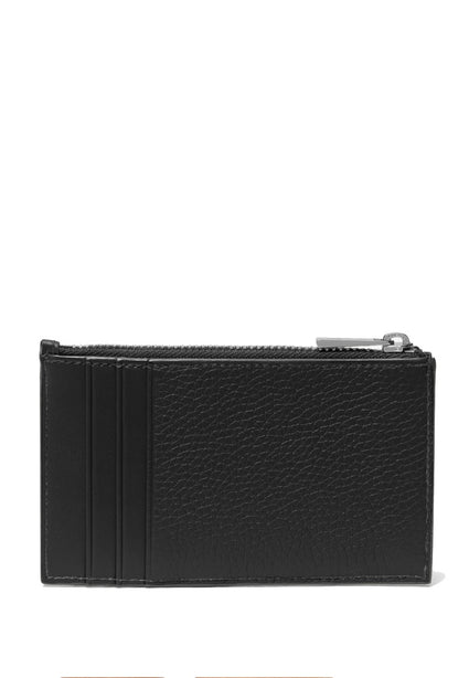 Michael Kors Mens Cooper Slim Zip Wallet - Black