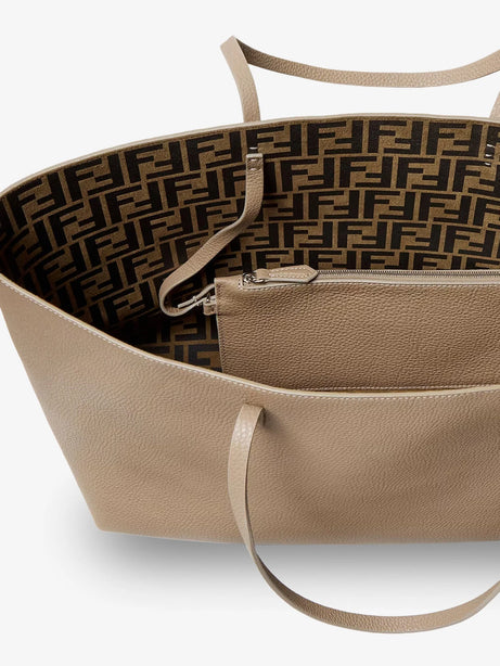 Fendi Roll Medium Leather Shopping Bag - Cordamoro