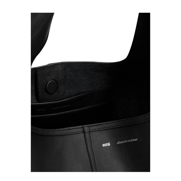 Black Supple Leather Etienne Shoulder Bag