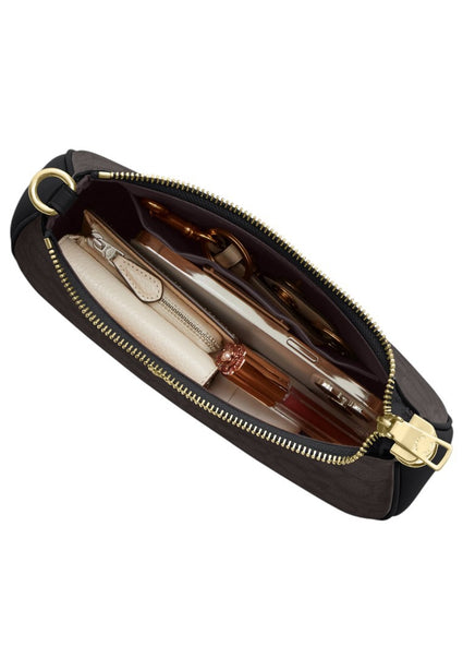 Coach Teri Shoulder Bag In Signature Canvas - Walnut/Black