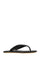 Black Rubber Sampieri Thong Slippers