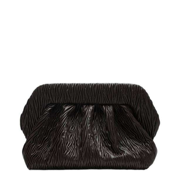 Bios Embossed Vegan Leather Clutch
