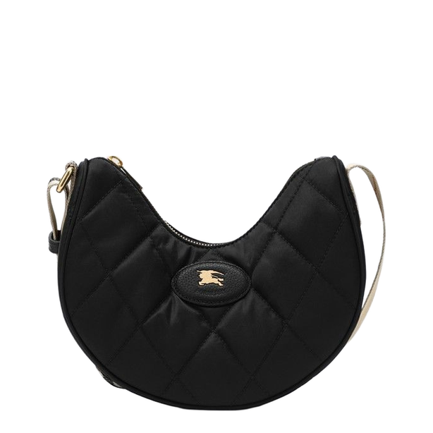 Le Cagole Small Arena Lambskin Shoulder Bag - Black