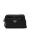 Re-Nylon Saffiano Shoulder Bag - Black