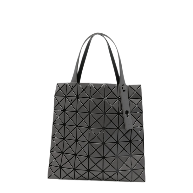 Prism Matte Small PVC Tote - Charcoal Grey