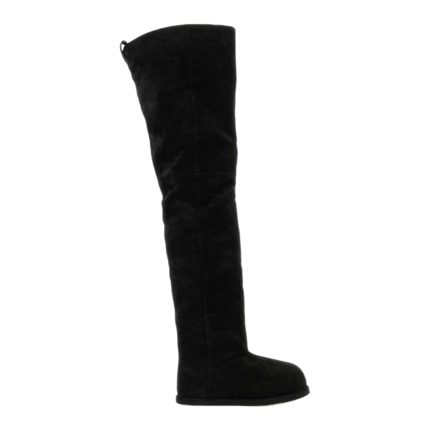 Heidi Thigh High Boot 15 Crosta Black