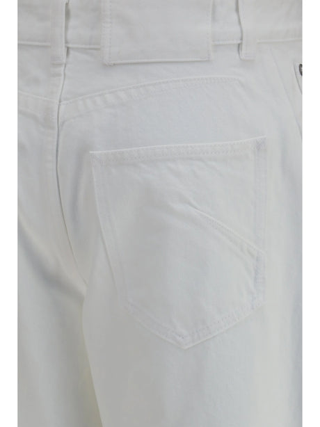 Alaïa Rodeo Jeans - Blanc