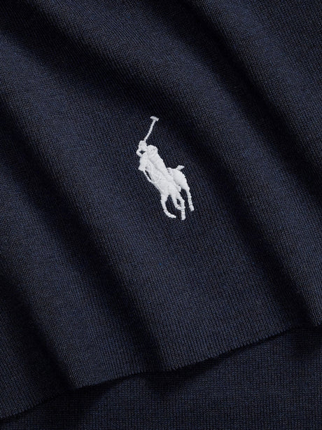 Polo Ralph Lauren Cotton hat and scarf set - Navy Heather
