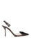 AlaïA Le CœUr Slingback In Patent Leather - Black