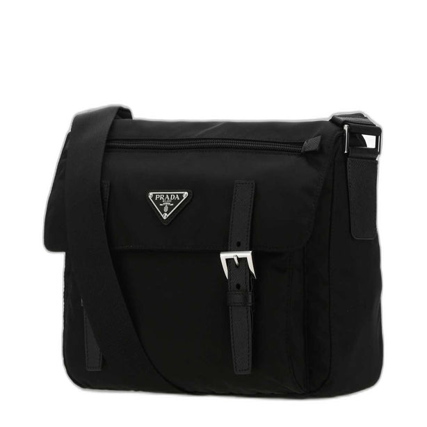 Re-Nylon Shoulder Bag - Nero