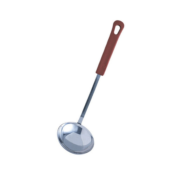 Zebra Stainless Steel Chinese Ladle With Nylon Handle L4.9xW5.9cm
