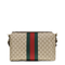 Cruise Medium Coated GG Canvas Shoulder Bag - Beige