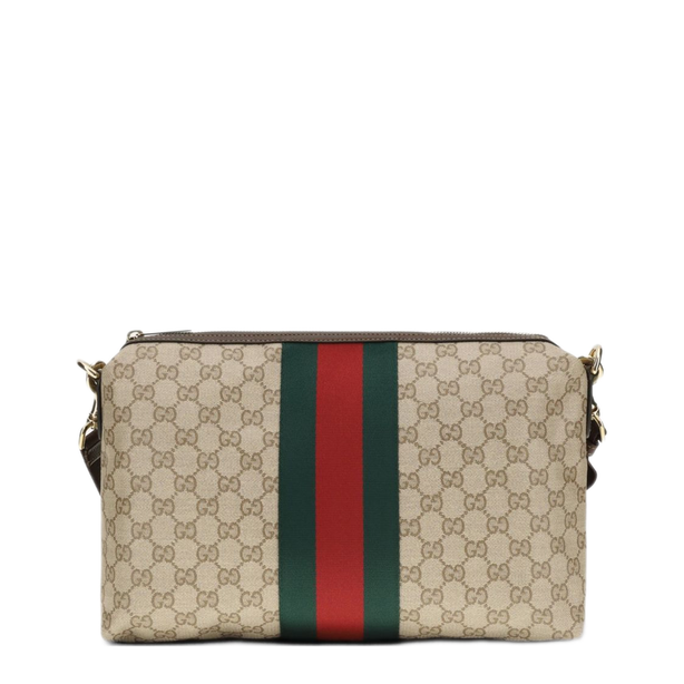 Cruise Medium Coated GG Canvas Shoulder Bag - Beige