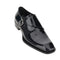 SAINT LAURENT Patent-leather monk-strap loafers