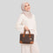 MICHAEL KORS Eva Extra-Small Signature Logo Convertible Tote Bag Brown RS-35S6GV0T0B