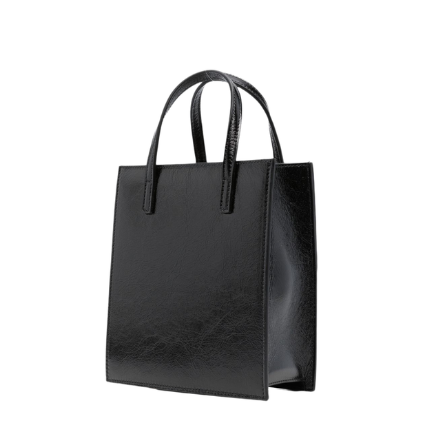 Medium Calf Leather Bag - Black
