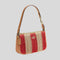 COACH Nolita 19 In Straw and refined pebble leather Red/Tan RS-CEM99