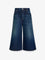 Alaia Blue denim Bermuda shorts - Dock Blue