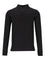 Burberry Long-Sleeved Cotton Polo Shirt - Black