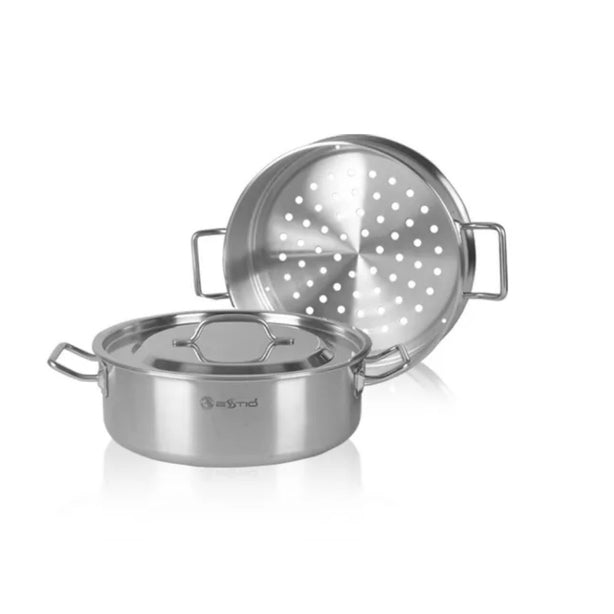 Zebra Stainless Steel Functional Pot With Lid 26x9cm, Estio