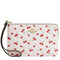 Coach Corner Zip Wristlet With Cherry Print - Chalk Multi CEX82