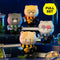 [HARRY POTTER X FRIENDS] KAKAO FRIENDS Choonsik Plush Keyring Full Set of 4 (International Shipping)