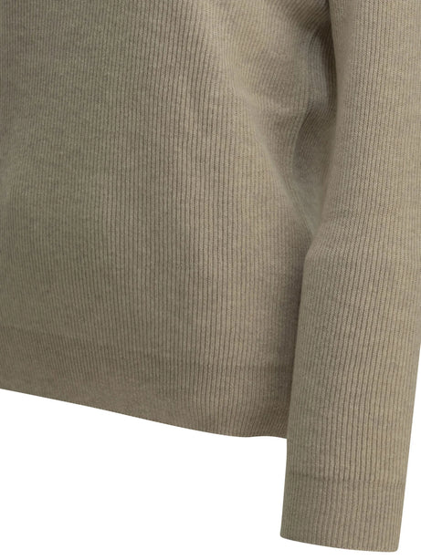 Brunello Cucinelli Cashmere crew-neck sweater - Beige