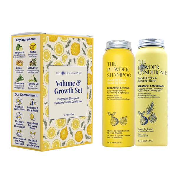 The Powder Shampoo Growth & Volume Duo — Everyday