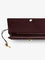 Bottega Veneta Andiamo Suede Clutch with Intrecciato pattern - Deep Mahogany-M B