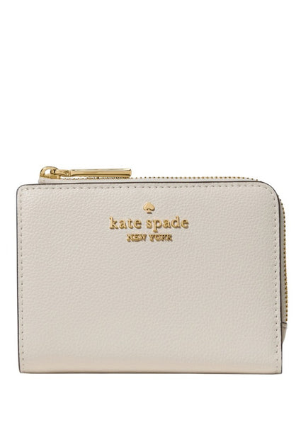 Kate Spade Small L-Zip Wallet - Cashew Milk