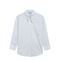 Light Blue Cotton Shirt With Scarf