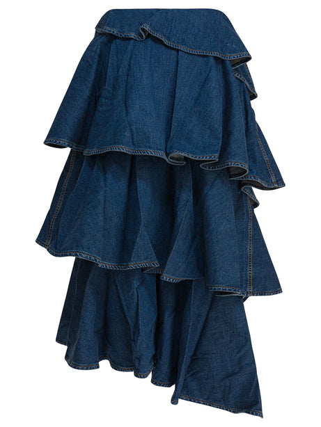 AlaïA Spiral skirt - Blue