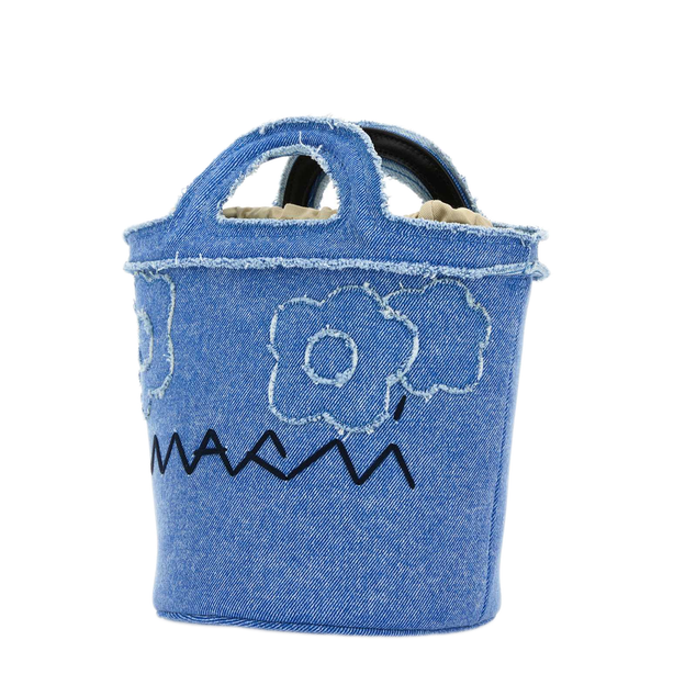 Denim Bucket Bag