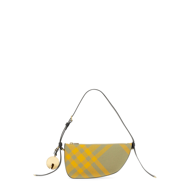 Mini Wool-Blend Shoulder Bag - Hunter IP Check