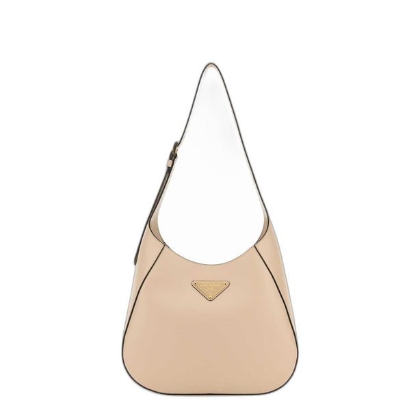 Light Pink Leather Shoulder Bag