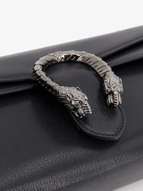 Gucci Dionysus leather crossbody bag - Black