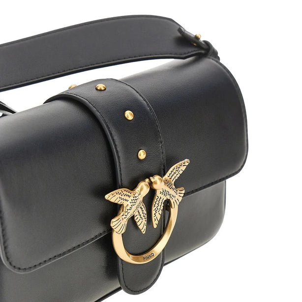 PINKO Leather mini 'Love Bag Slouchy' bag