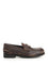 Miu Miu Vintage-Effect Leather Loafers - Brown