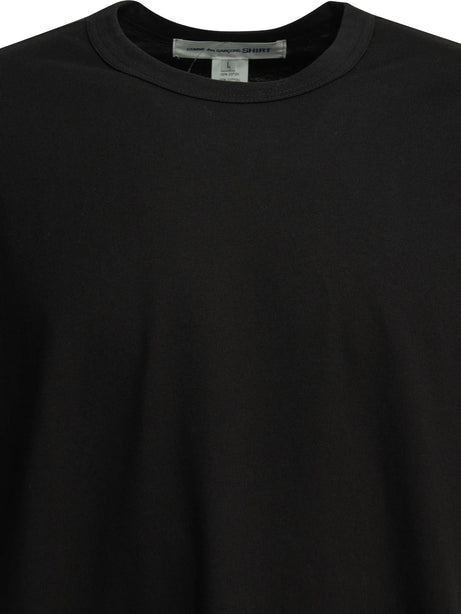 Comme Des GarçOns Shirt Crew-neck T-shirt with zipper detail - Black