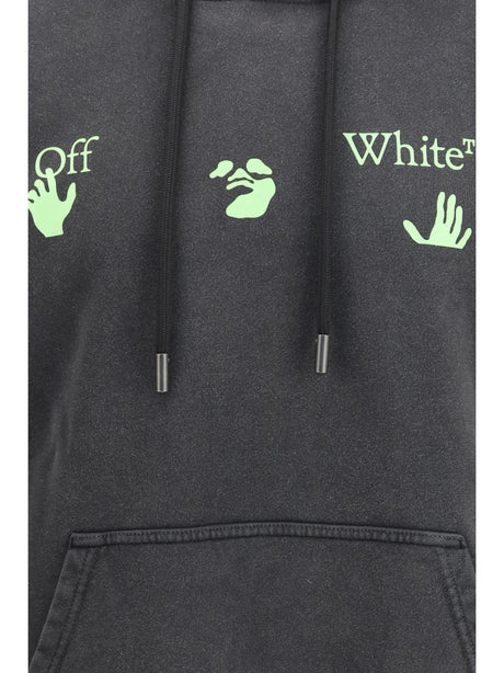 Off-White Bacco Arrow Skate Hooded Sweatshirt - Garment Dyed + Fad