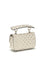 Rockstud Spike Mini Nappa Top Handle Bag - Ivory