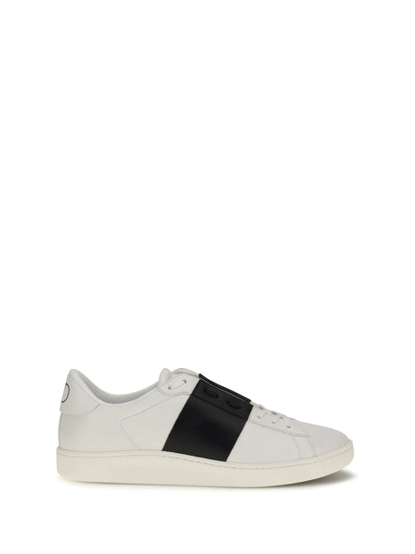 Valentino Garavani Open Sneakers - White-Black/Black/White