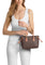 Michael Kors Voyager Extra-Small Signature Logo Convertible Crossbody Bag - Brown