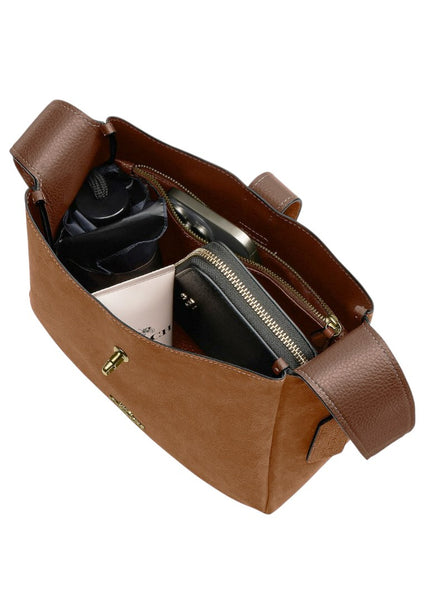 Coach Hadley Convertible Crossbody Bag - Sienna Brown