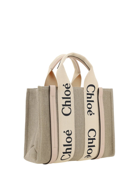 Chloé Woody Handbag - Cement Pink