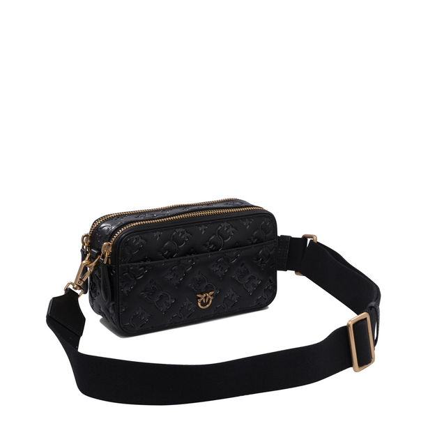 Mini Calfskin Crossbody - Black